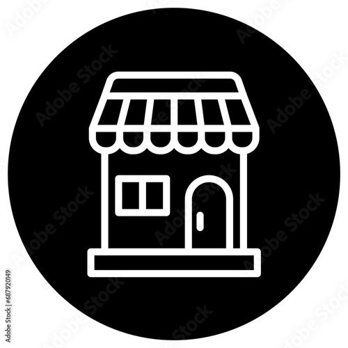 Shop Vector Icon Design Illustration