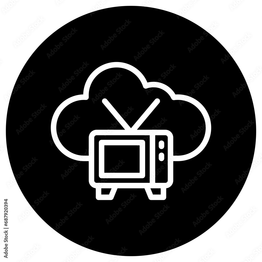 Tv Vector Icon Design Illustration Tv Vector Icon Design Illustration