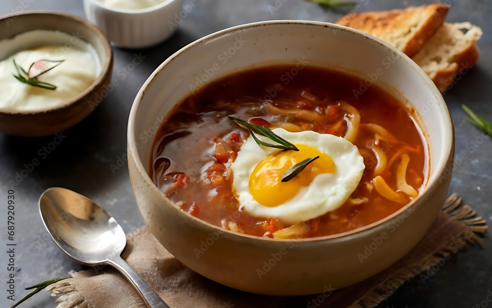 Capture the essence of French Onion Soup in a mouthwatering food photography shot Generative AI Capture the essence of French Onion Soup in a mouthwatering food photography shot Generative AI