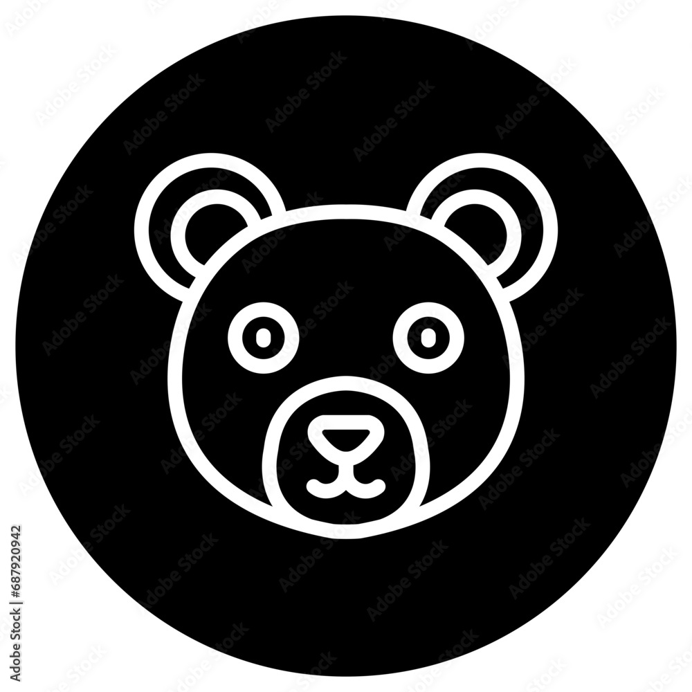 Bear Vector Icon Design Illustration Bear Vector Icon Design Illustration