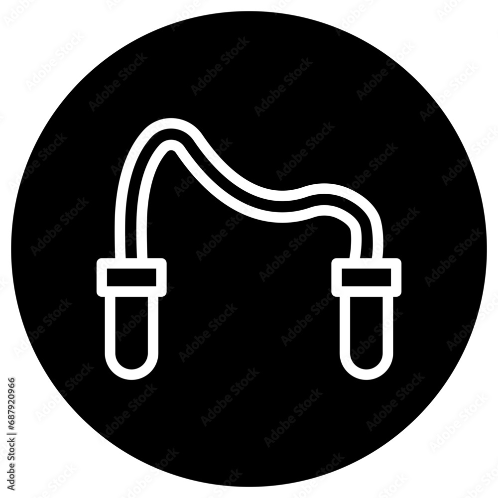 Jumping rope Vector Icon Design Illustration Jumping rope Vector Icon Design Illustration