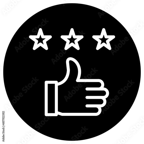 Customer Review Vector Icon Design Illustration