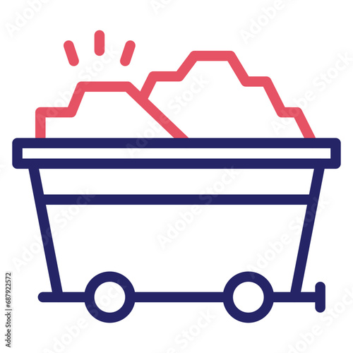 Gold Cart Icon
