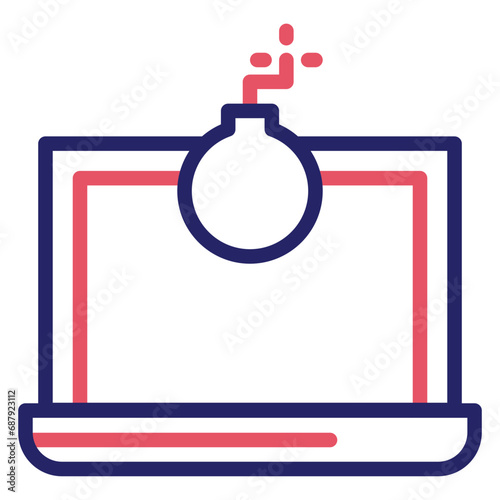 Cyber Bomb Icon