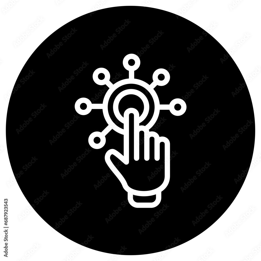 Interactivity Vector Icon Design Illustration Interactivity Vector Icon Design Illustration