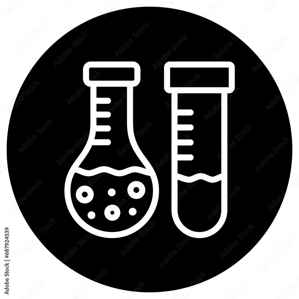 Lab test Vector Icon Design Illustration Lab test Vector Icon Design Illustration