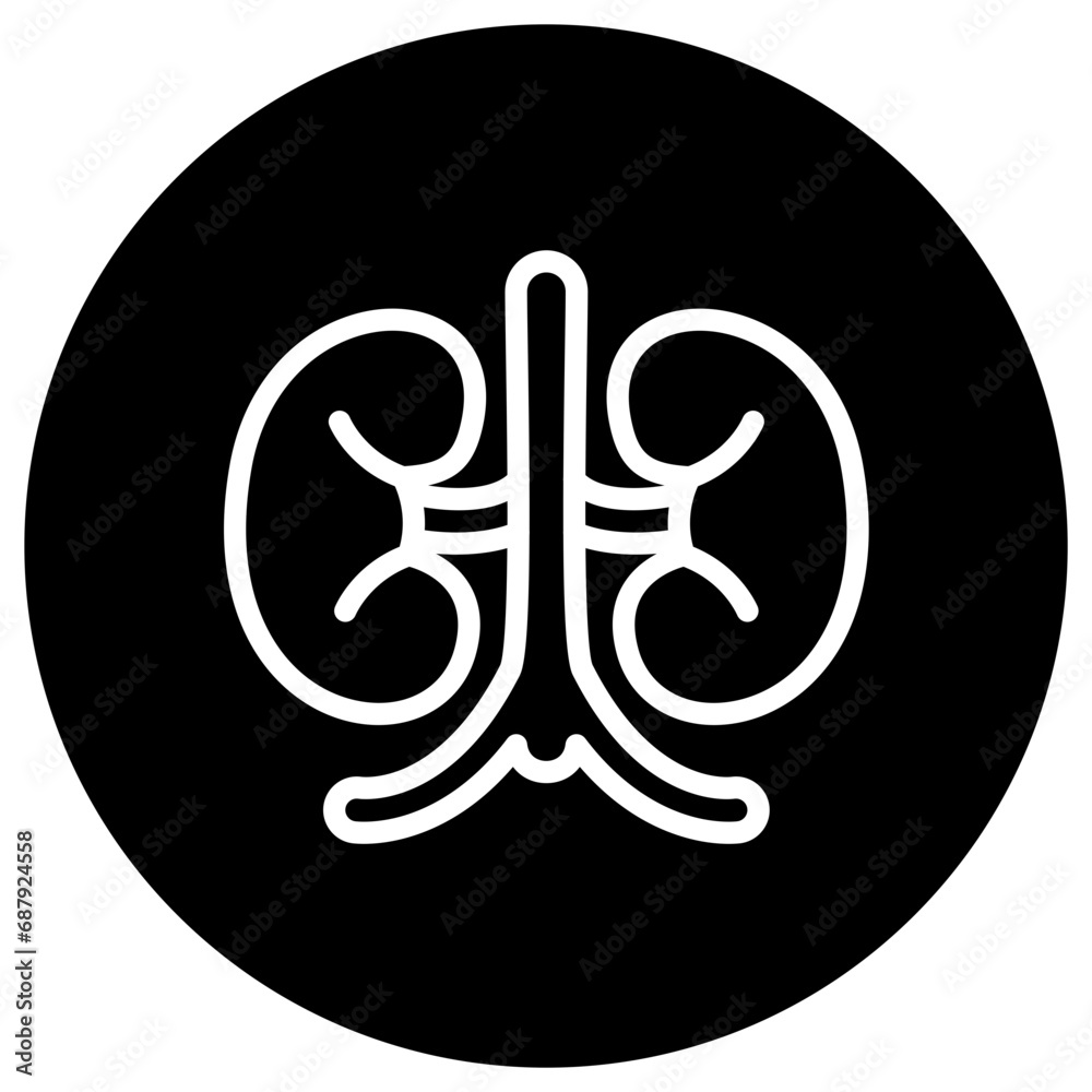 Kidney Vector Icon Design Illustration Kidney Vector Icon Design Illustration