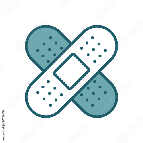 bandage icon vector design template simple and clean