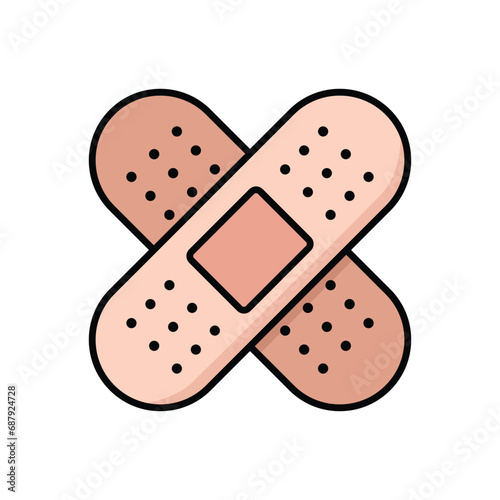 bandage icon vector design template simple and clean