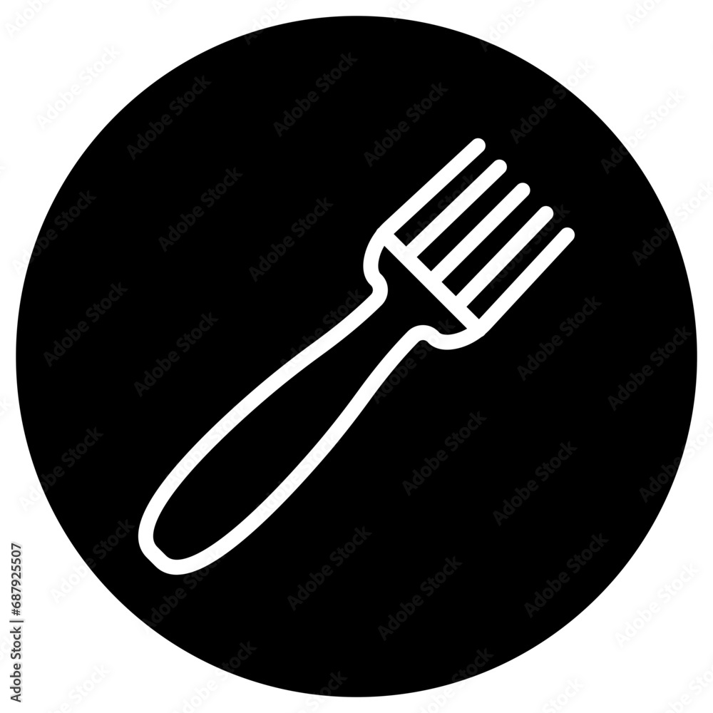 Fork Vector Icon Design Illustration Fork Vector Icon Design Illustration