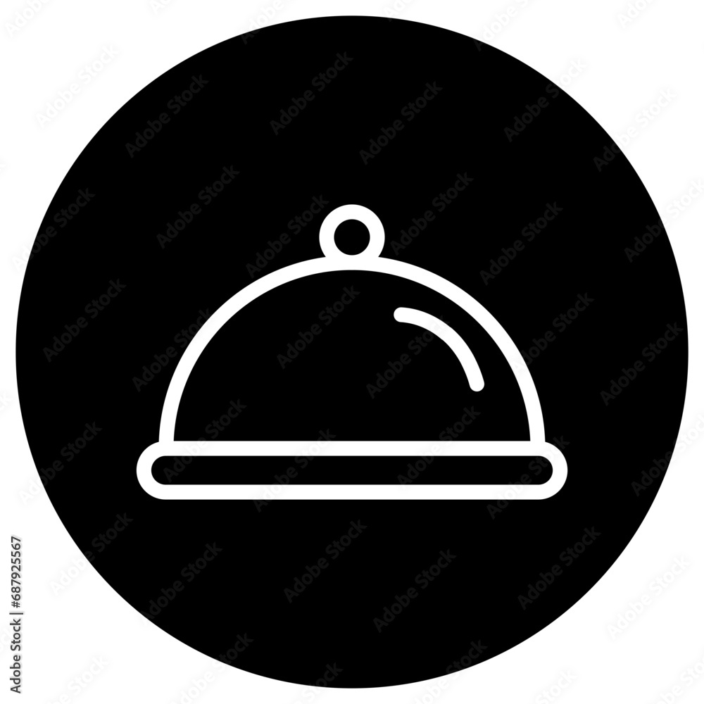 Cloche Vector Icon Design Illustration Cloche Vector Icon Design Illustration