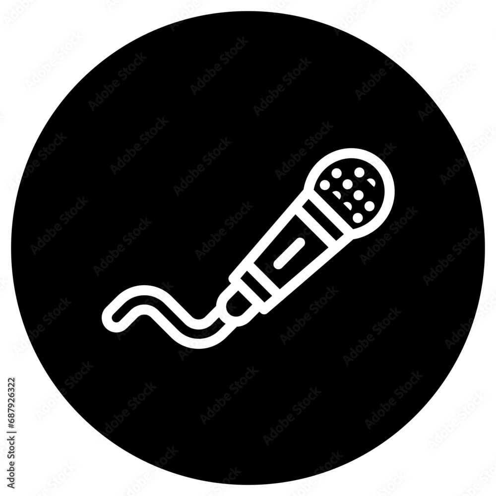 Microphone Vector Icon Design Illustration Microphone Vector Icon Design Illustration