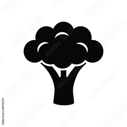 broccoli icon vector design template simple and clean