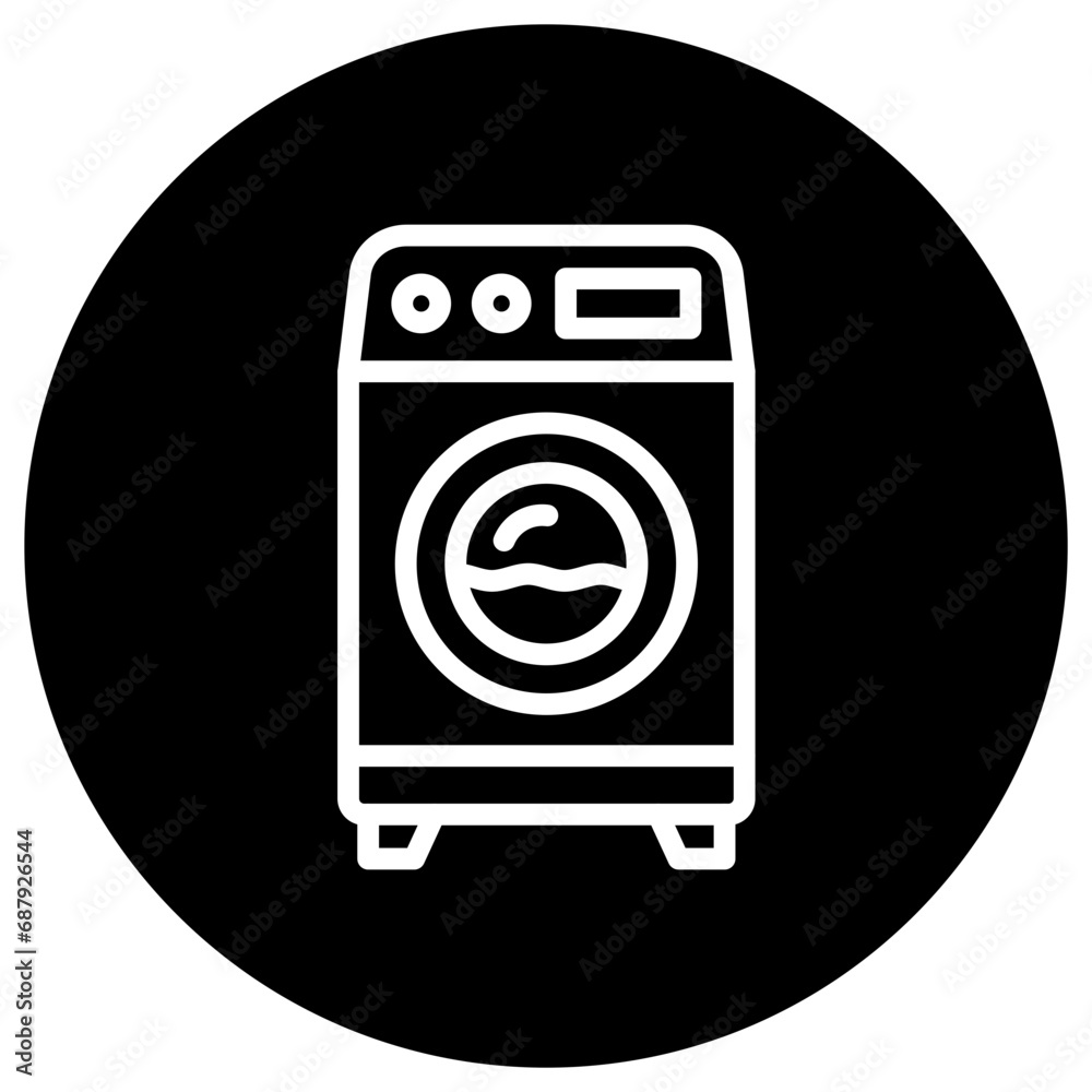 Washing machine Vector Icon Design Illustration Washing machine Vector Icon Design Illustration
