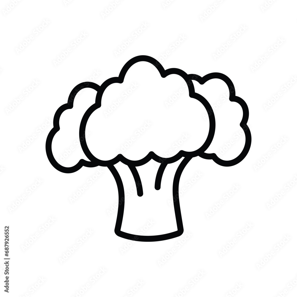 broccoli icon vector design template simple and clean broccoli icon vector design template simple and clean