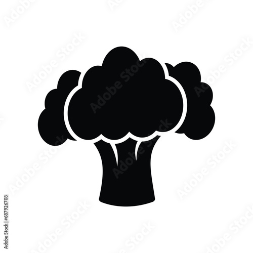 broccoli icon vector design template simple and clean