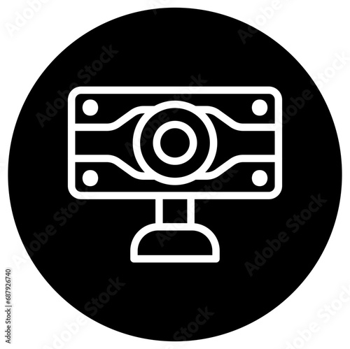 Webcam Vector Icon Design Illustration