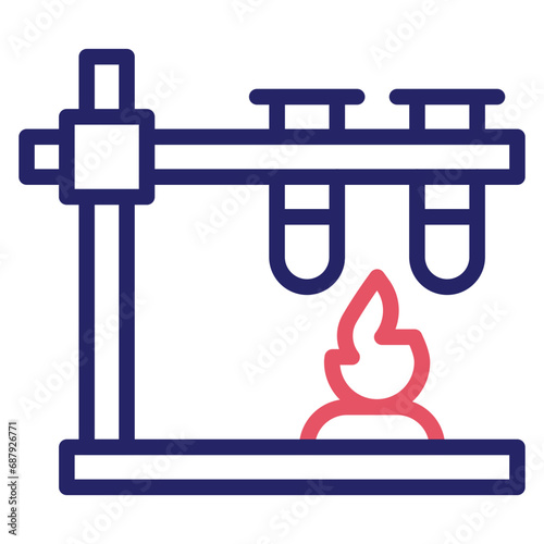 Burning Chemical Icon