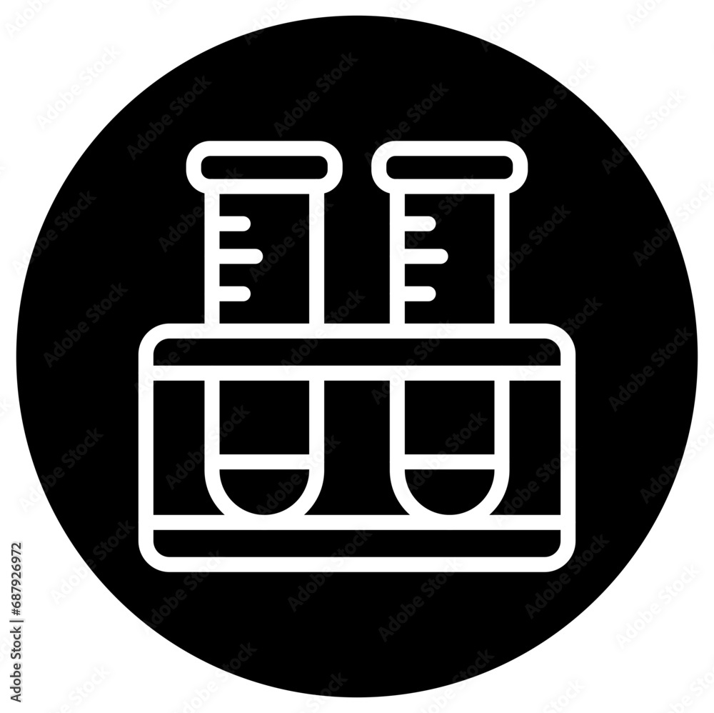 Test Tubes Vector Icon Design Illustration Test Tubes Vector Icon Design Illustration