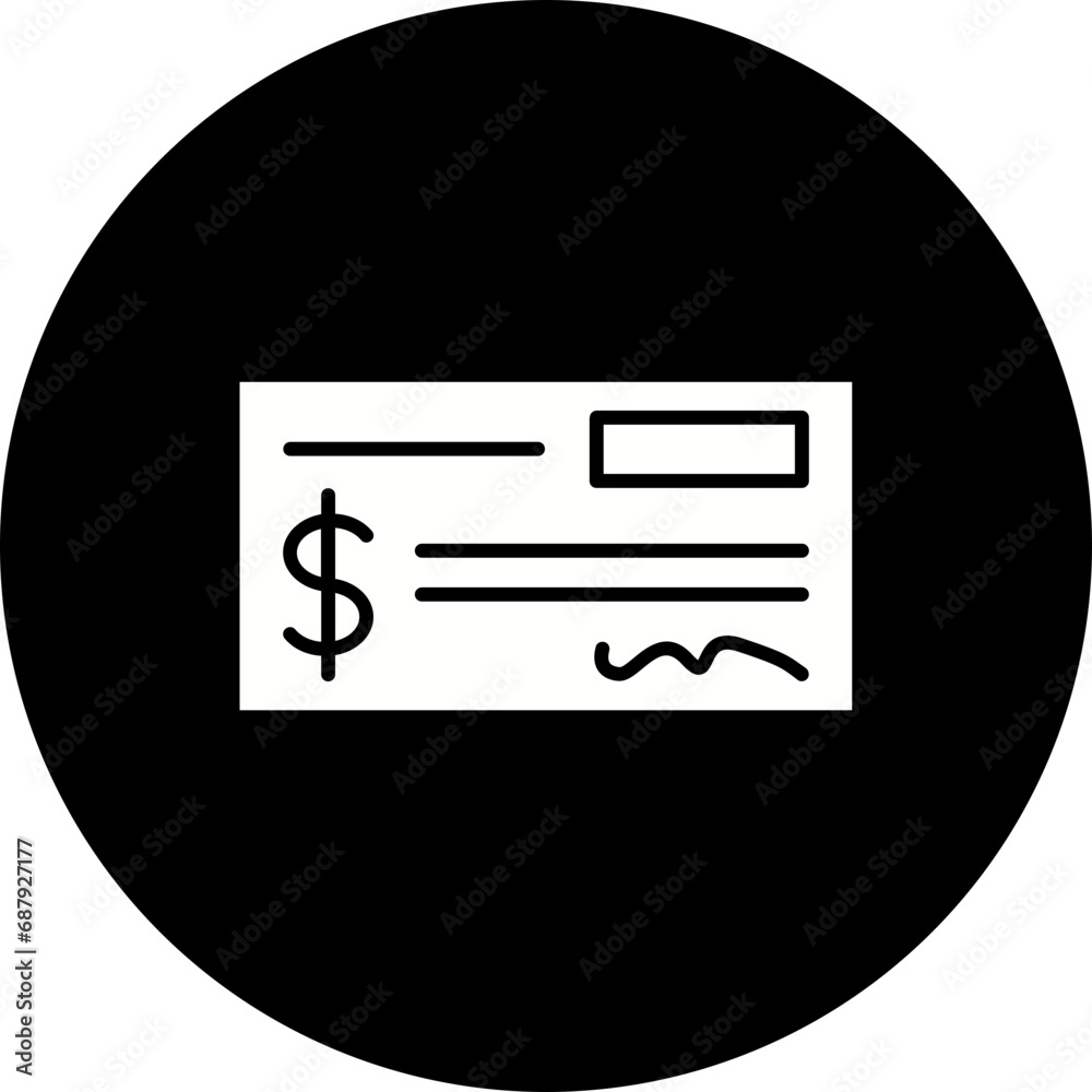 Cheque Icon Cheque Icon