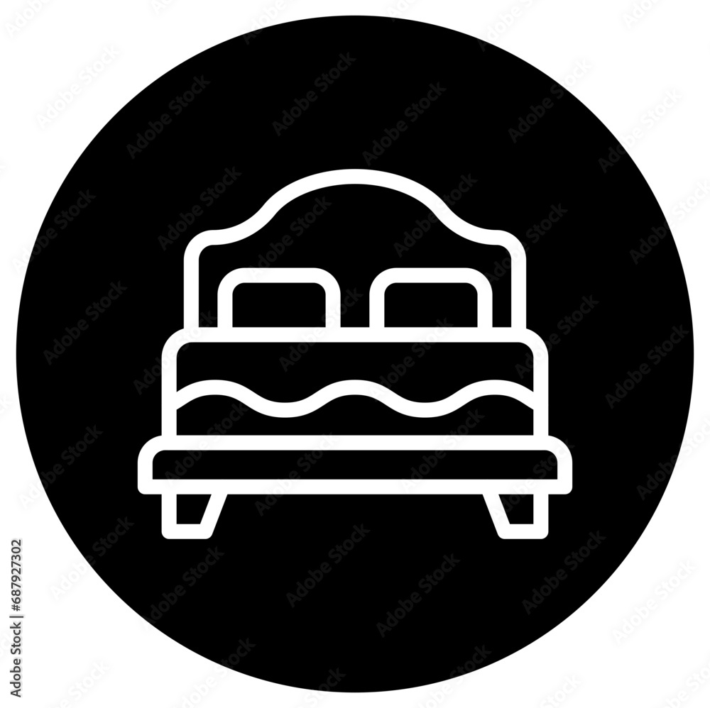 Bed Vector Icon Design Illustration Bed Vector Icon Design Illustration