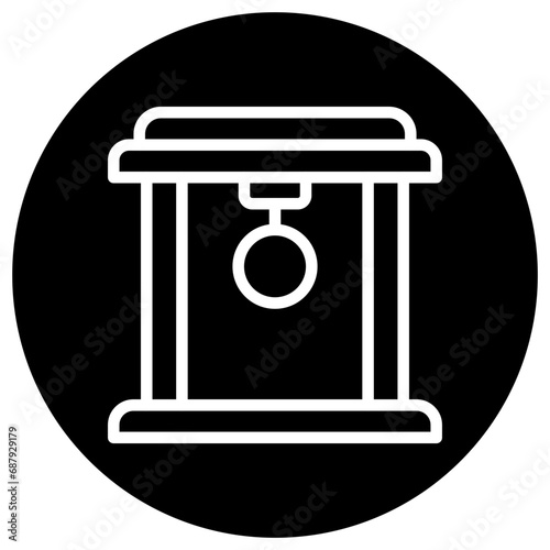 Torii Gate Vector Icon Design Illustration