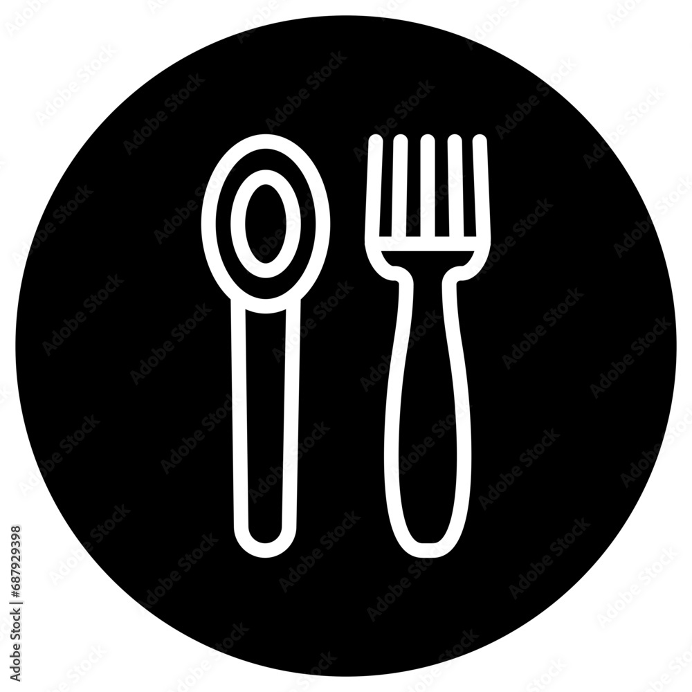 Cutlery Vector Icon Design Illustration Cutlery Vector Icon Design Illustration