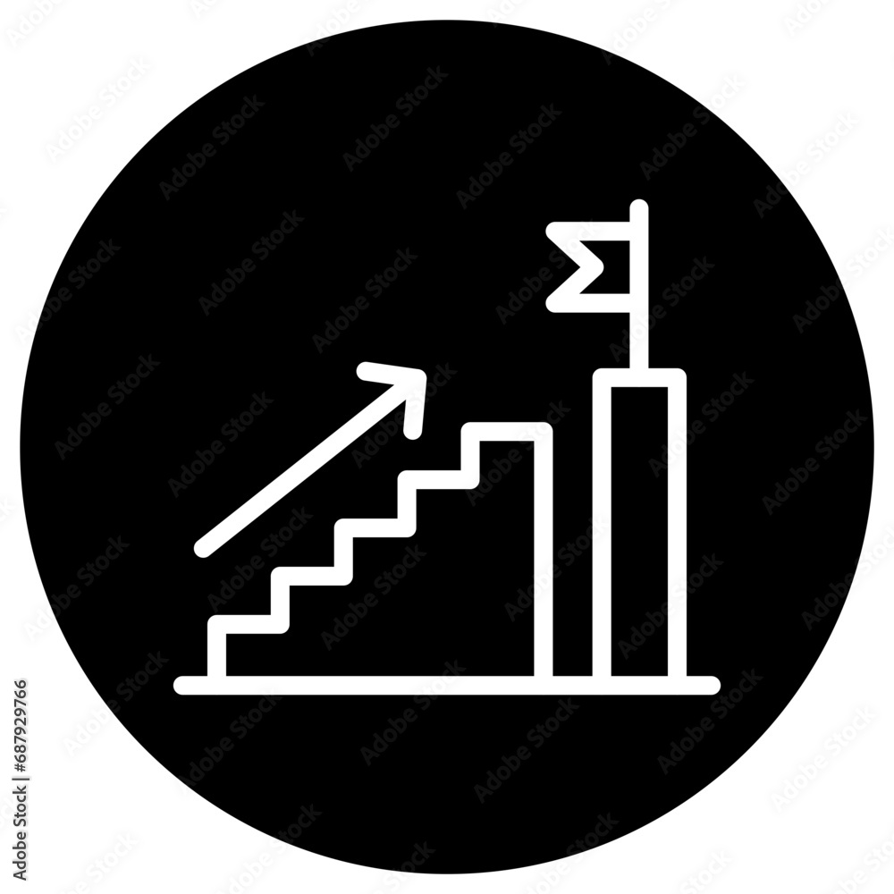 Career Path Vector Icon Design Illustration Career Path Vector Icon Design Illustration