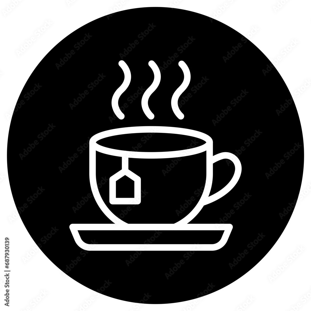 Tea Cup Vector Icon Design Illustration Tea Cup Vector Icon Design Illustration
