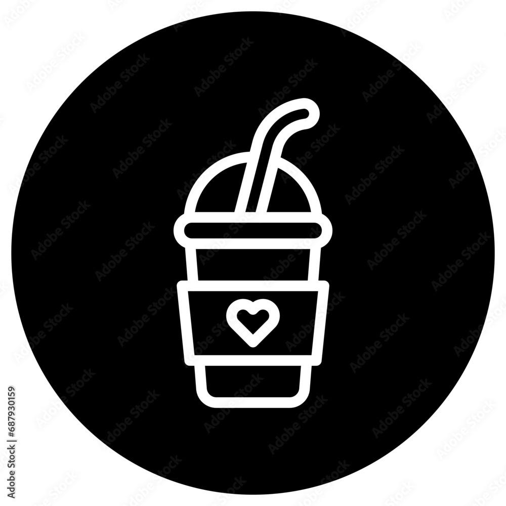 Smoothie Vector Icon Design Illustration