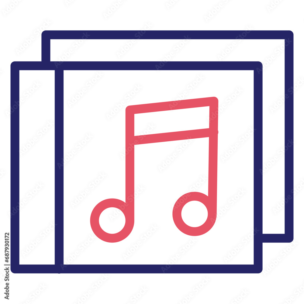 Music Album Icon Music Album Icon