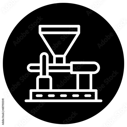 Coffee Mill Vector Icon Design Illustration