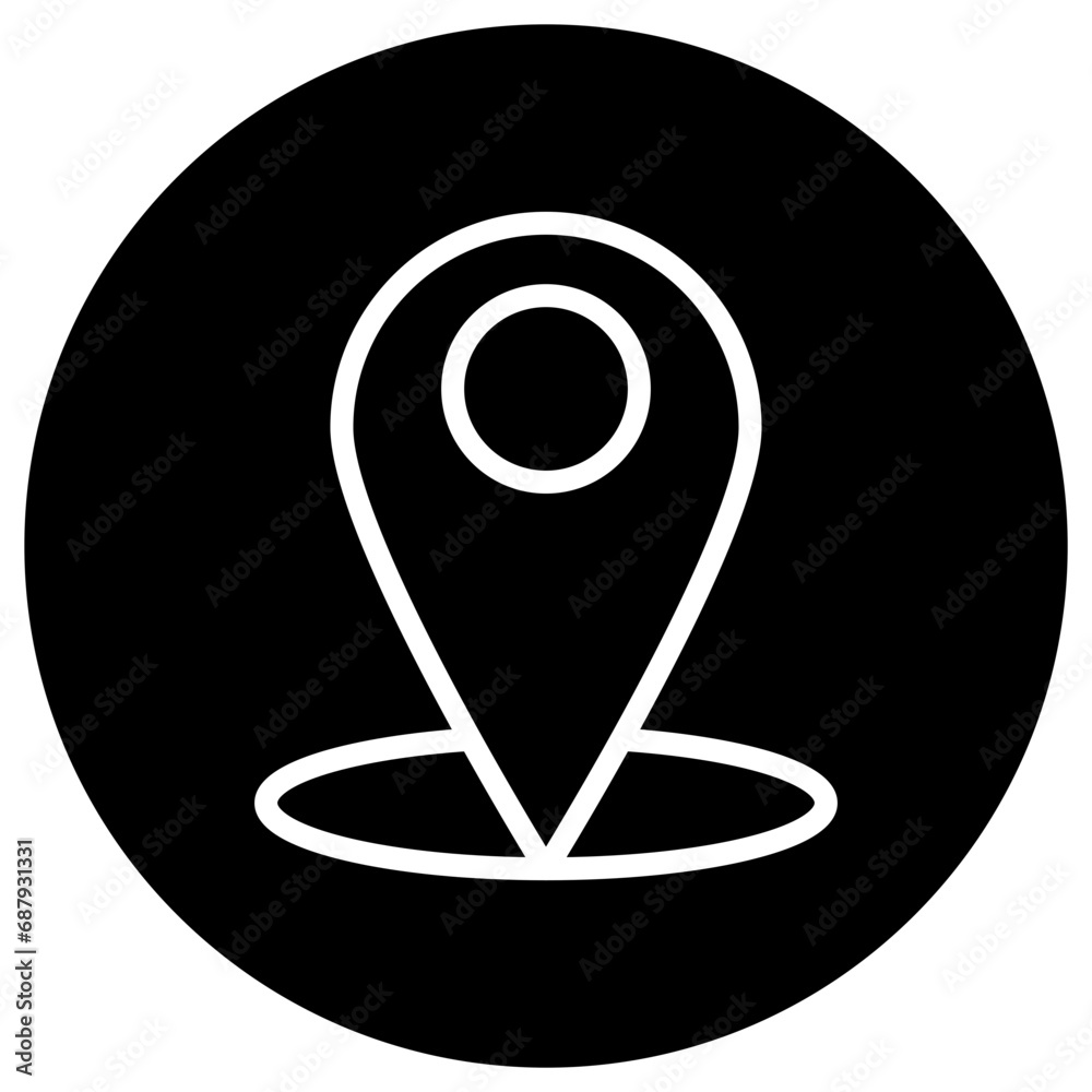 Pin Vector Icon Design Illustration Pin Vector Icon Design Illustration