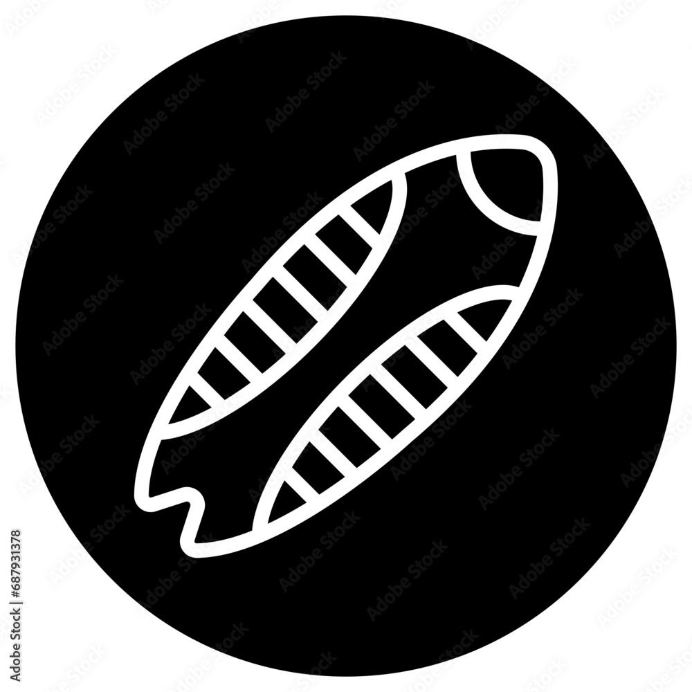 Bodyboard Vector Icon Design Illustration Bodyboard Vector Icon Design Illustration