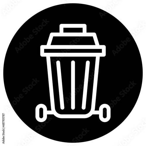 Trash Vector Icon Design Illustration