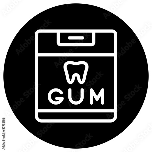 Chewing Gum Vector Icon Design Illustration