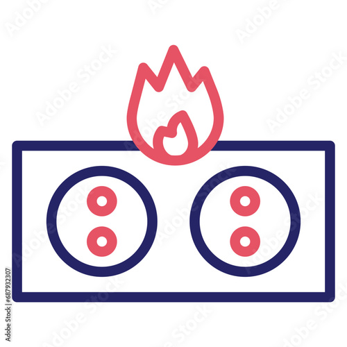 Electricity Fire Icon
