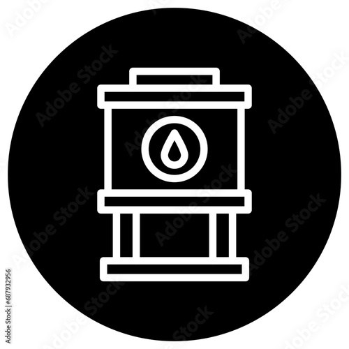 Water Tank Vector Icon Design Illustration