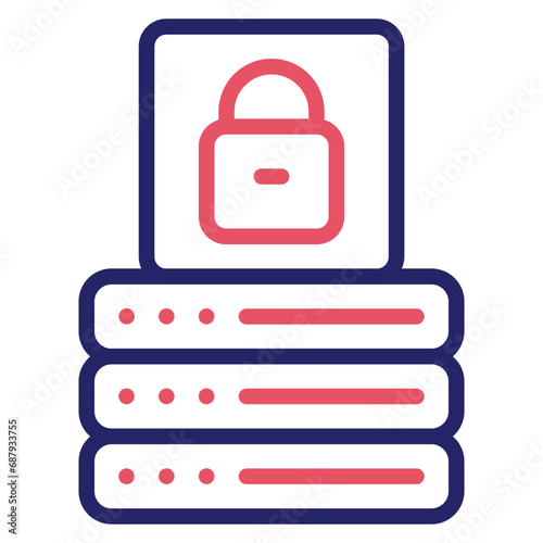 Database Lock Icon