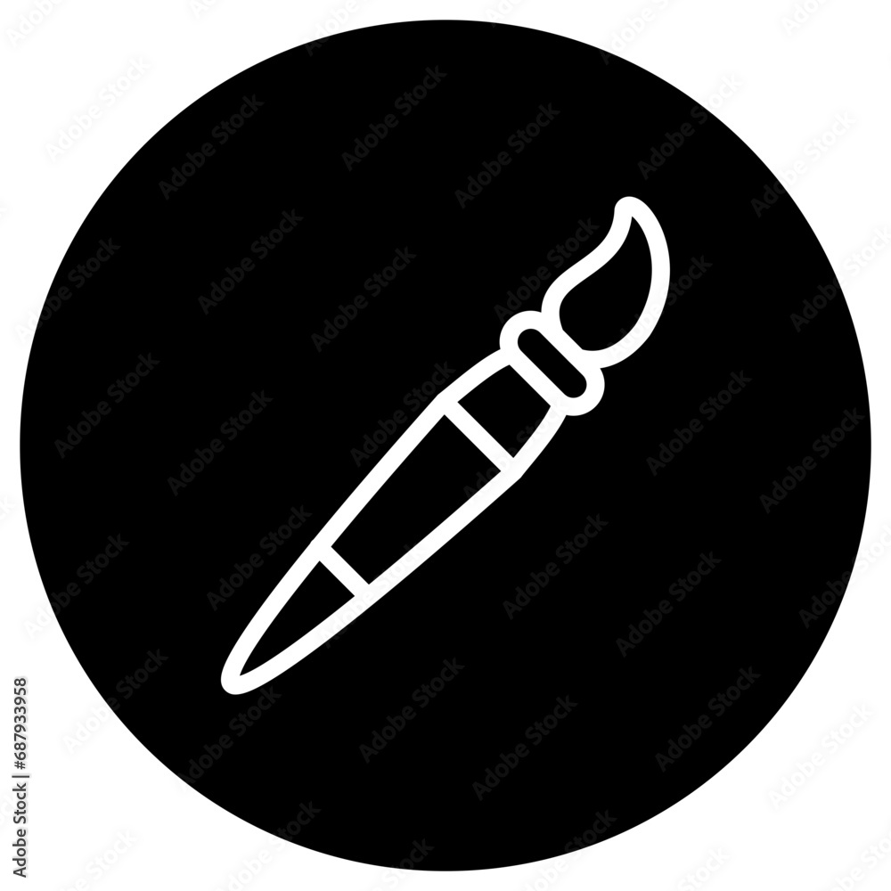 Paint Brush Vector Icon Design Illustration Paint Brush Vector Icon Design Illustration