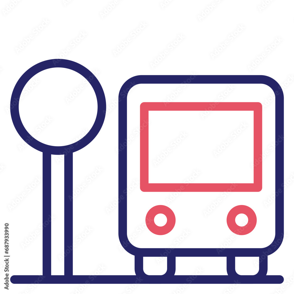 Bus Stop Icon Bus Stop Icon