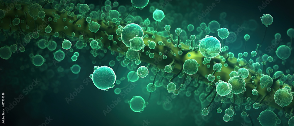 Bacterium, Backgrounds, 3d rendered, decorative, abstraction-création, shaped canvas, detailed scientific subjects, abstract wallpaper