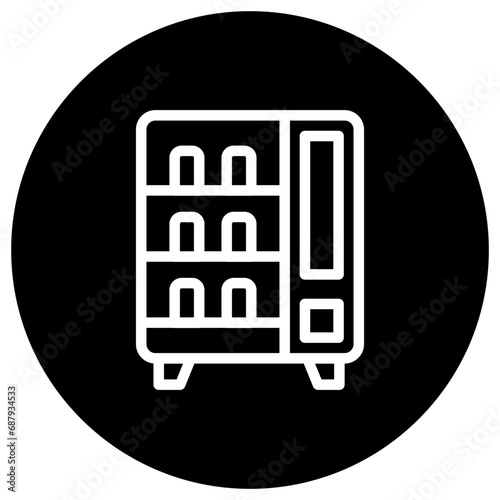 Vending Machine Vector Icon Design Illustration