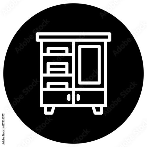 Dressing Room Vector Icon Design Illustration