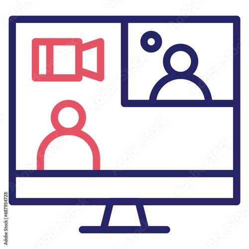 Video Conference Icon