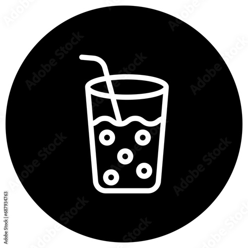 Drinking Water Vector Icon Design Illustration