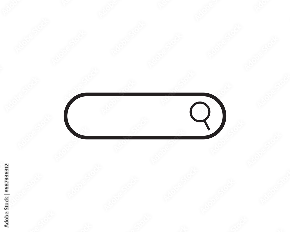 Search bar icon vector eps.png, search icon vector design isolated Search bar icon vector eps.png, search icon vector design isolated