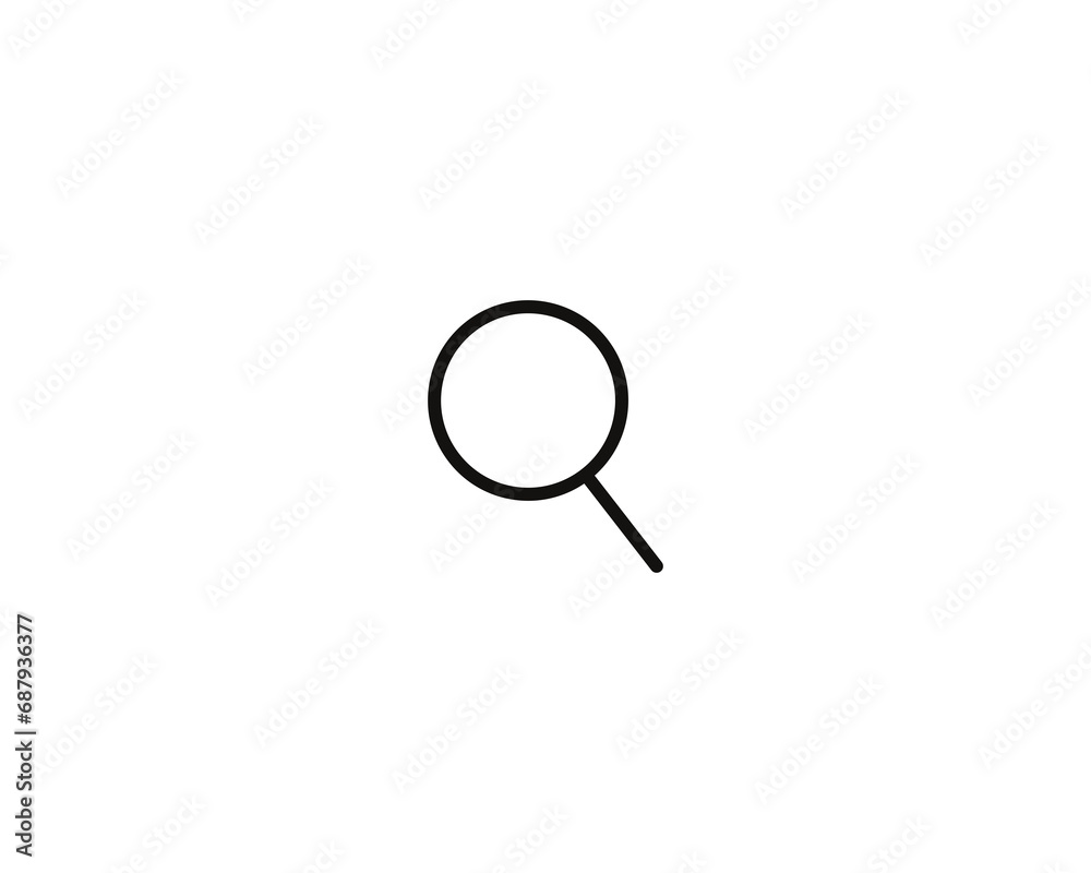 Search magnifying icon vector symbol design illustration