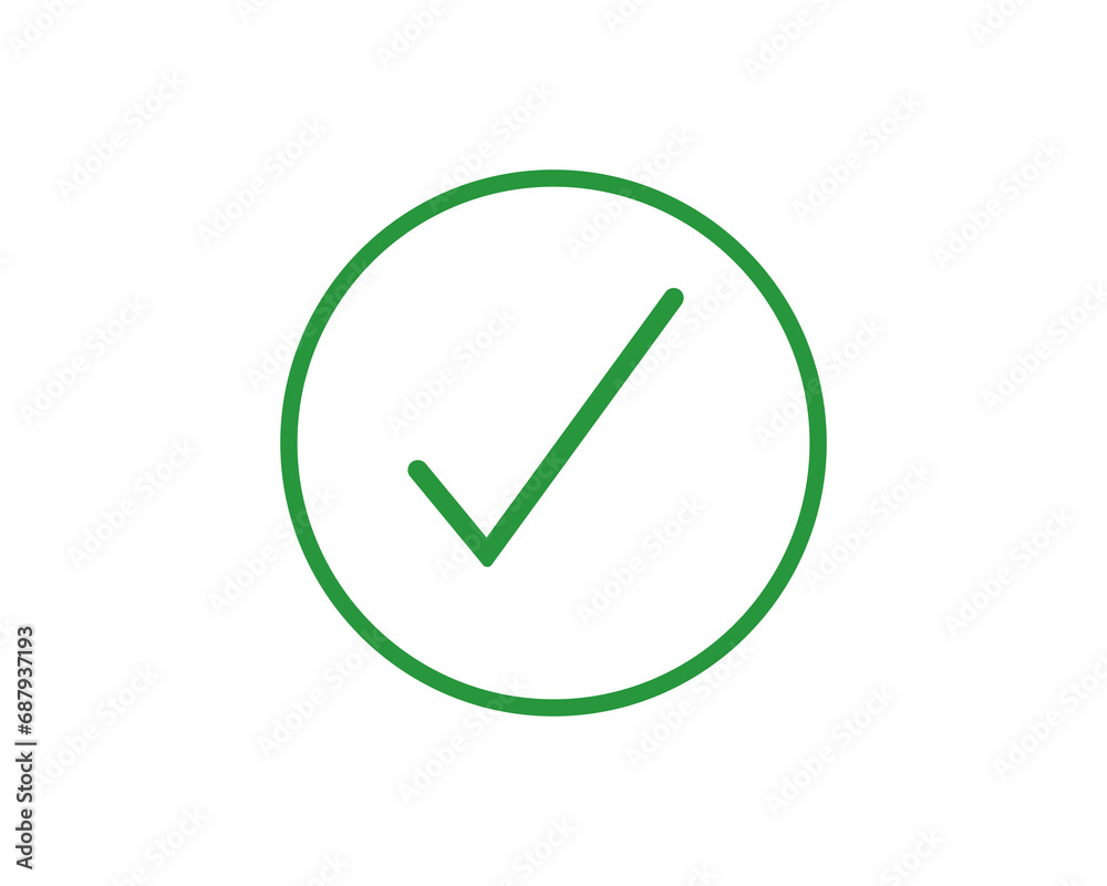 Tick mark correct icon vector symbol design illustration Tick mark correct icon vector symbol design illustration