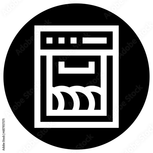 Dishwashing Vector Icon Design Illustration